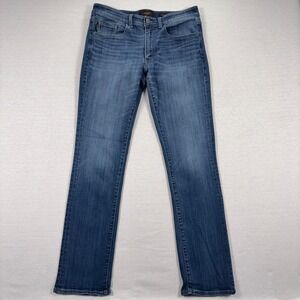 Outpost Makers Original Straight Jeans Mens 32x34 Blue Stretch Denim
